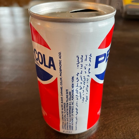 Antique Arabic Pepsi Can Vintage 70s Pull Tab Can - Picture 5 of 12